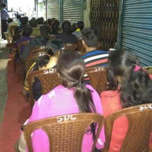 Students at motivational session,2019